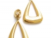 Gold Ear Clips Italy c1960-3